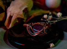 Load image into Gallery viewer, Ruby Wire Wrapped Pendant