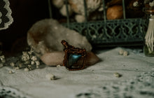 Load image into Gallery viewer, Labradorite Copper Wire Wrapped Pendant