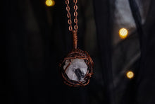 Load image into Gallery viewer, Apophyllite Copper Wire Wrap