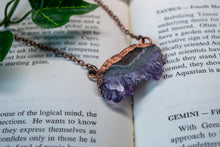 Load image into Gallery viewer, Amethyst Slice Pendant 1
