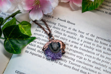 Load image into Gallery viewer, Amethyst Slice Pendant 4
