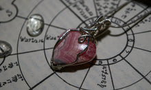 Load image into Gallery viewer, Rhodochrosite Heart Sterling Silver Wire Wrap
