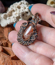 Load image into Gallery viewer, Sunstone Copper Wire Wrap
