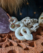 Load image into Gallery viewer, Snake w/ Peridot Copper Wire Wrap
