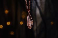 Load image into Gallery viewer, Real Cicada Wing Copper Electrforomed Pendant
