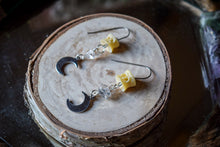 Load image into Gallery viewer, Salmon Vertabrae and Herikmer Moon Drops
